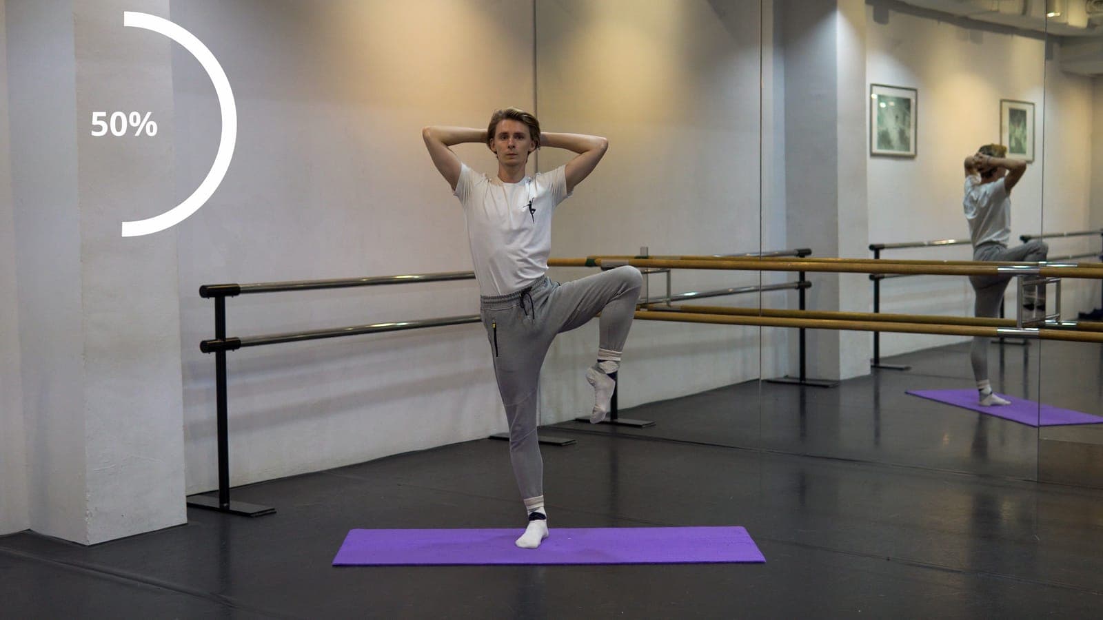A calm evening back routine at home